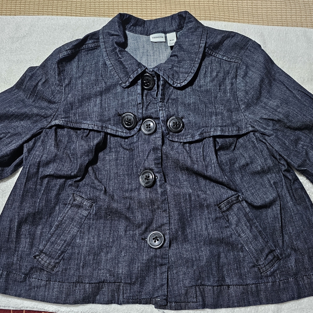 Womens Venezia Dress-up Jean Jacket | Size 18/20